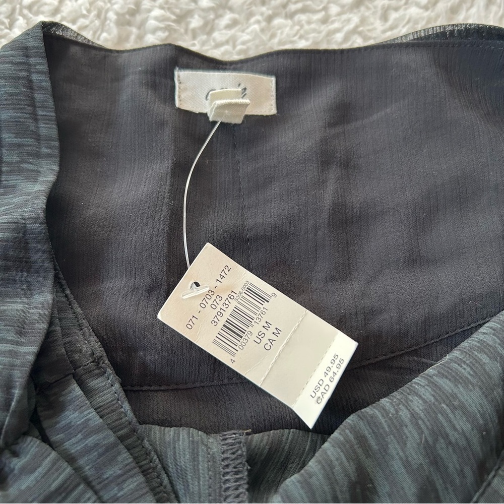 Aerie Women’s Chiffon Flowy Black Ruffled Wrap Skirt Medium NWT - Picture 3 of 7